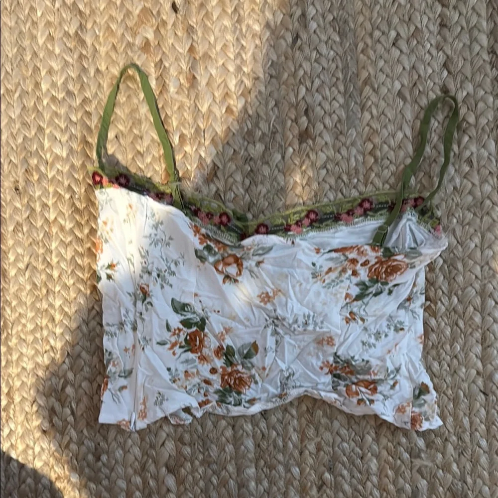 Princess Polly Floral Corset with Green Accents - Picture 3 of 3